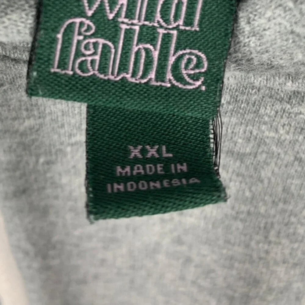 Women’s Wild Fable Gray Cropped Hoodie Size XXL - Picture 7 of 8